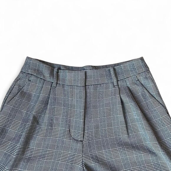 Nine West Black and White Wide Leg, High-Waist Trouser - Picture 2 of 8